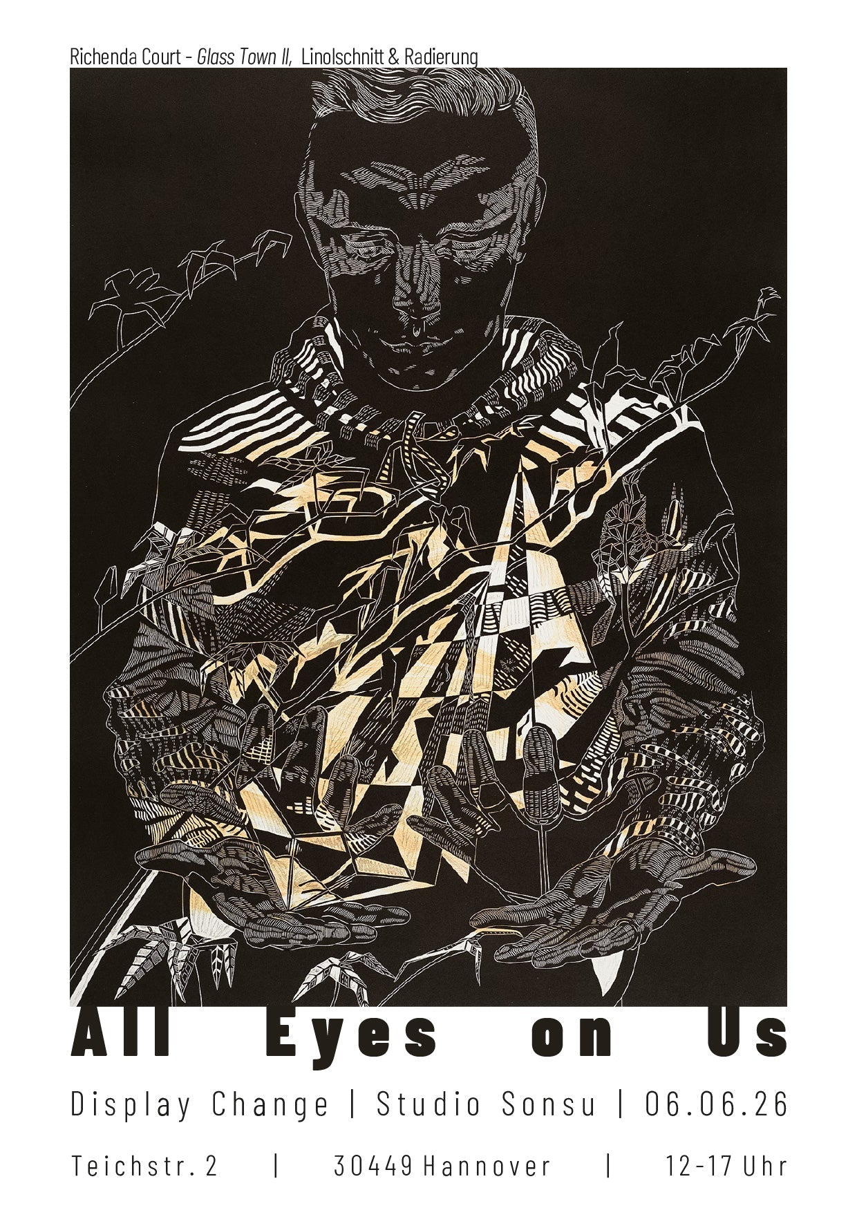 Flyer All Eyes on Us – Ausstellung 6. Juni 2026