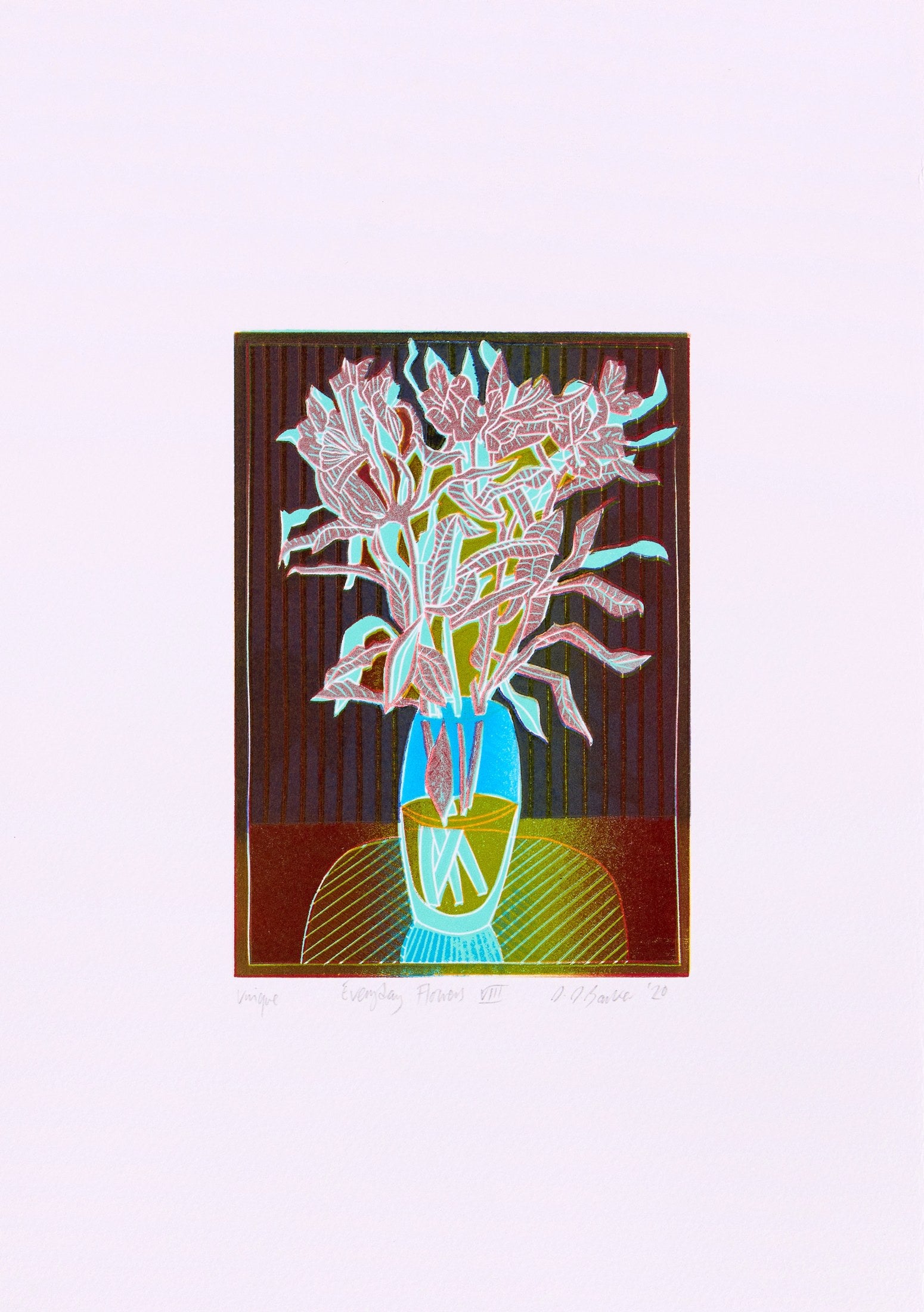 Dale Devereux Barker – Everyday Flowers (signiertes Blatt)