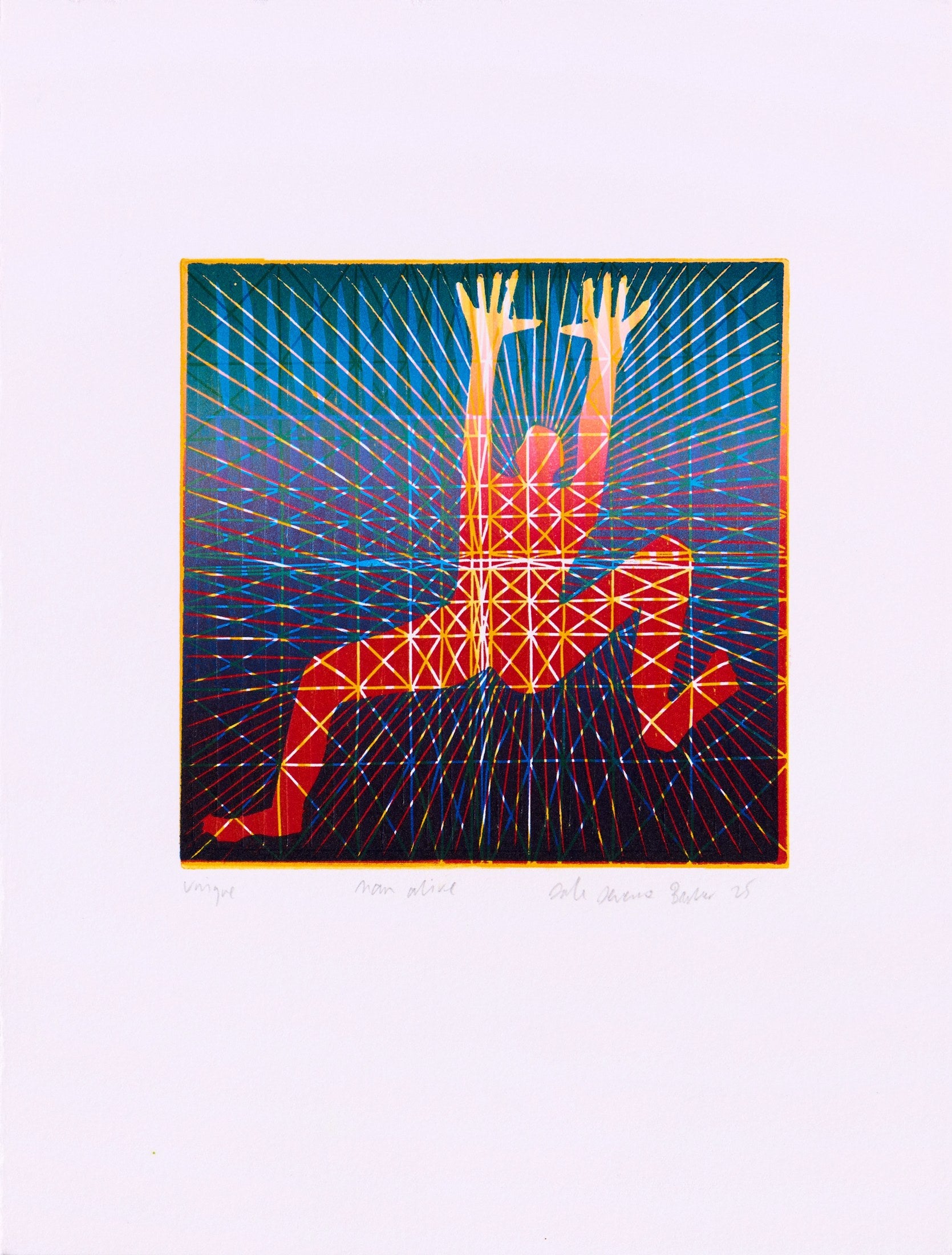 Dale Devereux Barker – Man Alive (signiertes Blatt)