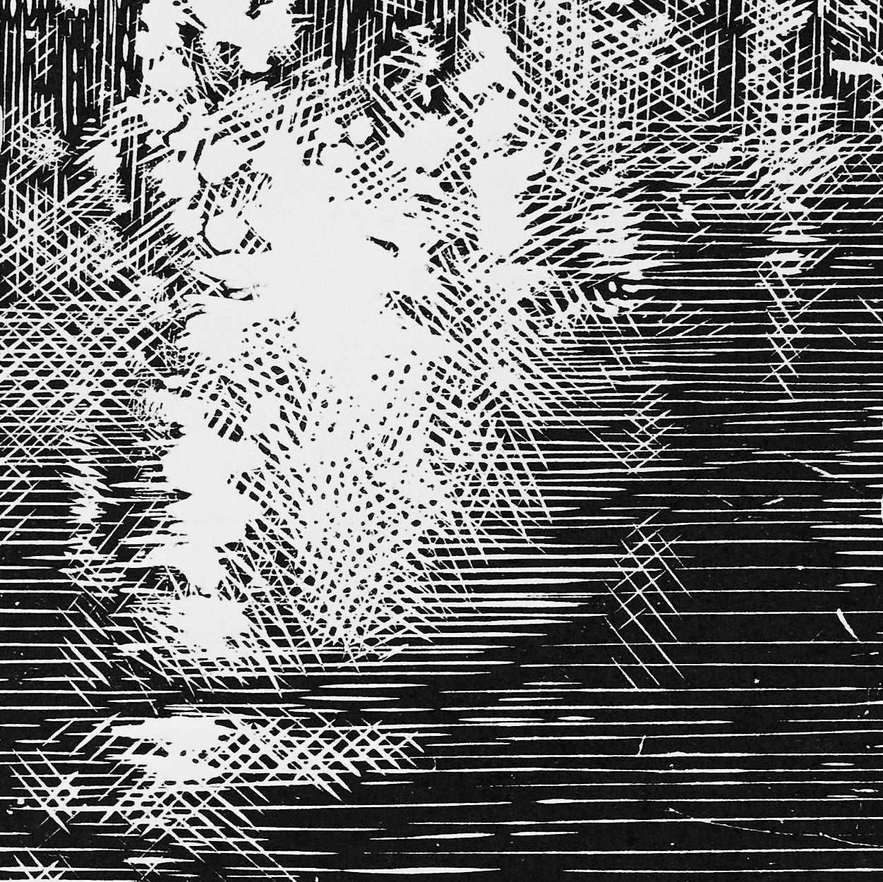 Olesya Dzhurayeva – City. Rainy Evening, 2020 (Detail)
