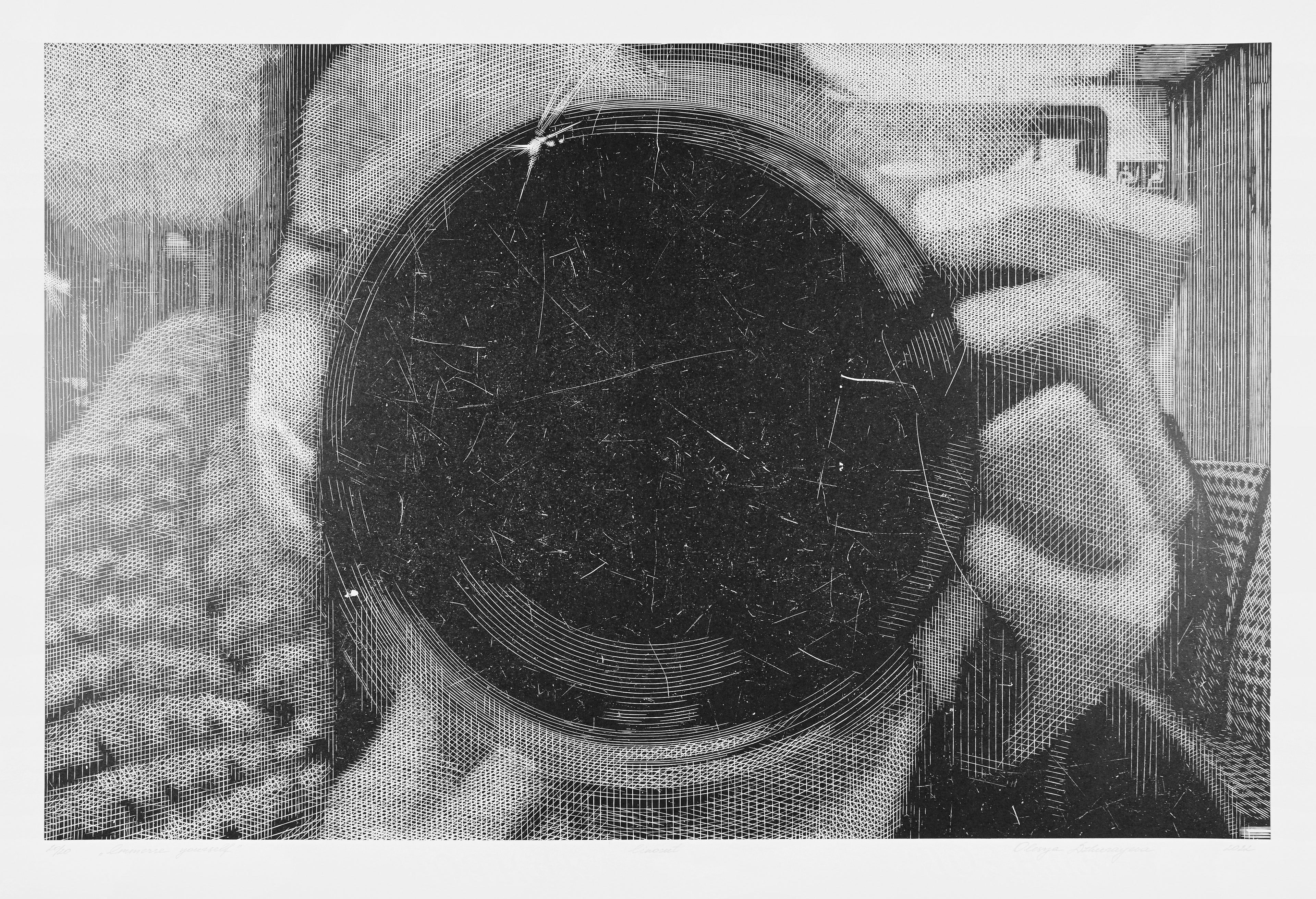 Olesya Dzhurayeva – Immerse Yourself, 2022 (mit Papierrand)