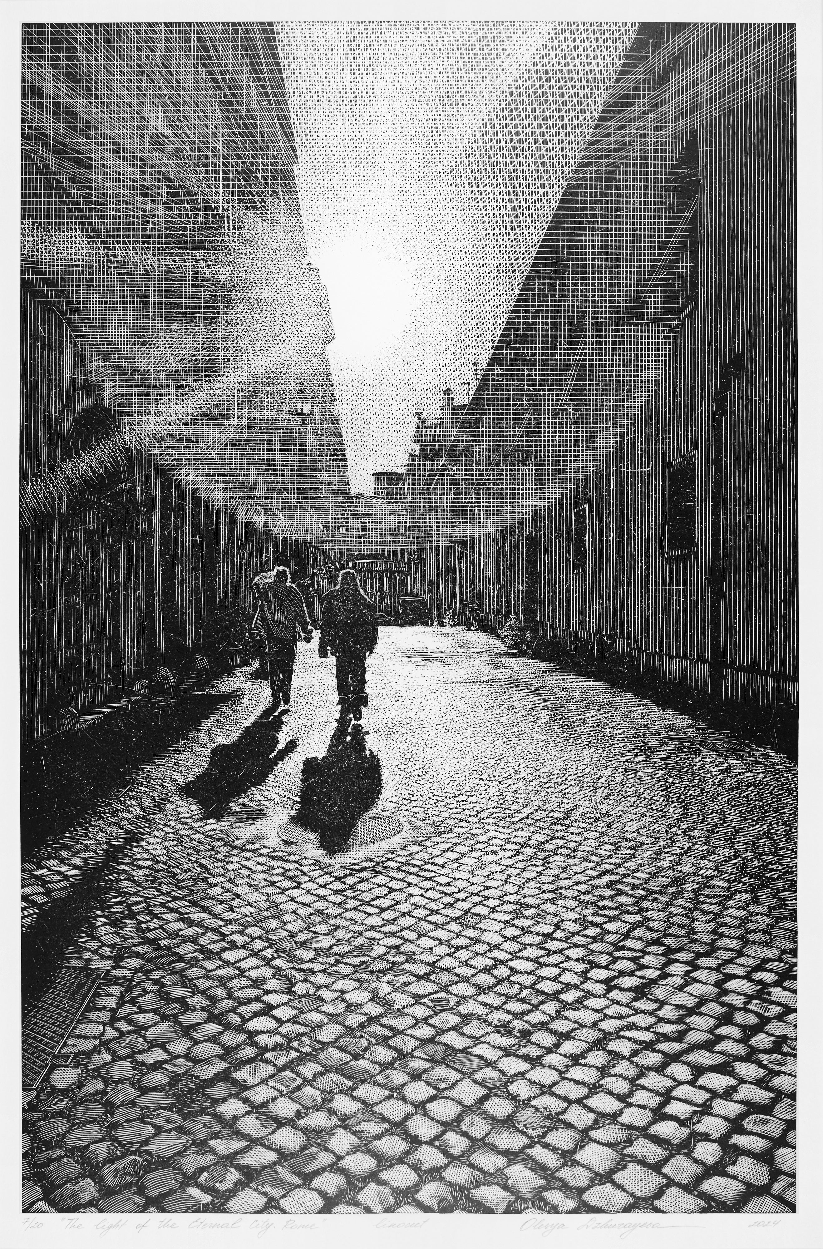 Olesya Dzhurayeva – The Light of the Eternal City. Rome, 2024 (mit Papierrand)