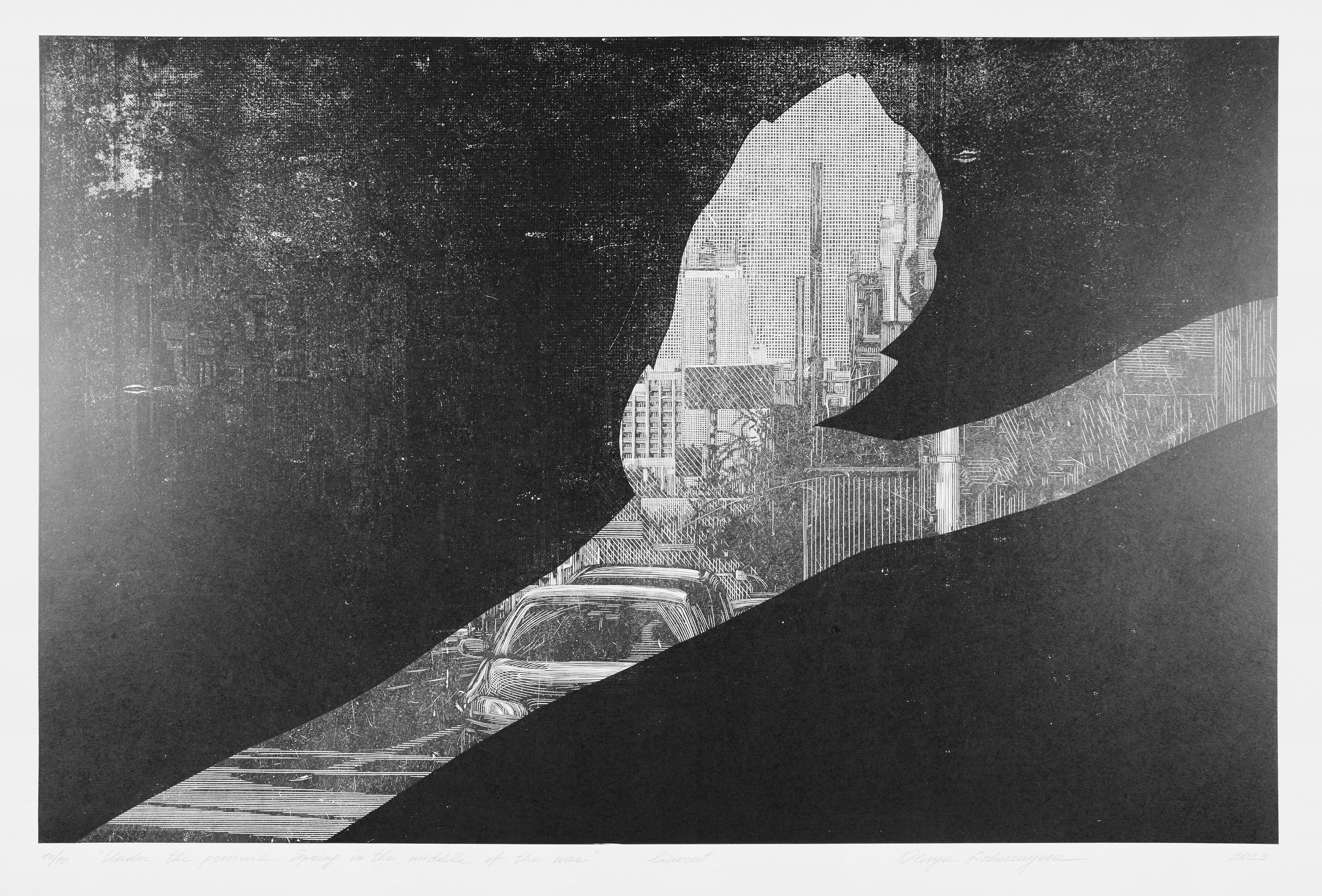Olesya Dzhurayeva – Under the Pressure. Spring in the Middle of War, 2023 (mit Papierrand)
