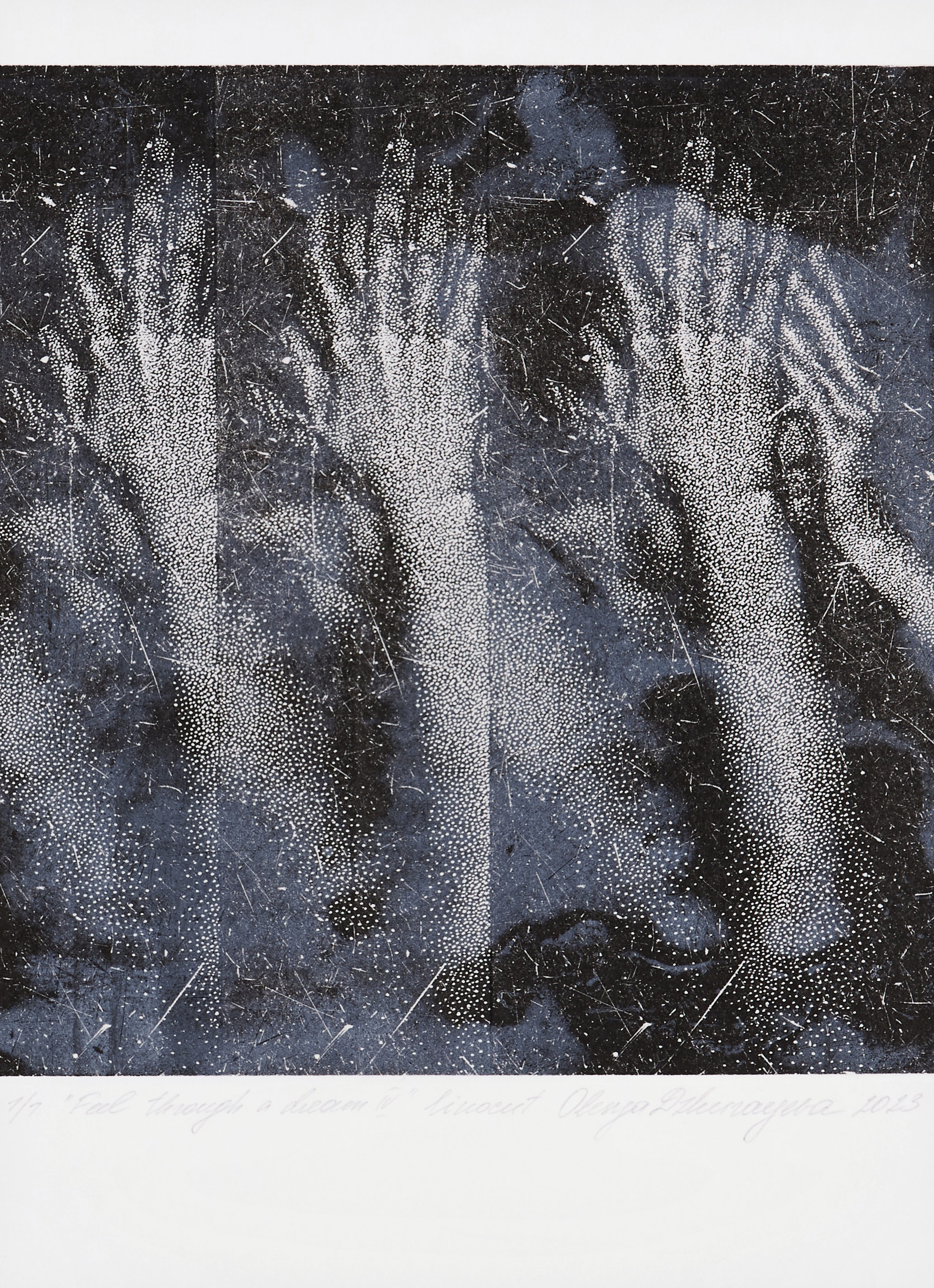 Olesya Dzhurayeva – Feel through a Dream IV, 2023 (mit Papierrand)
