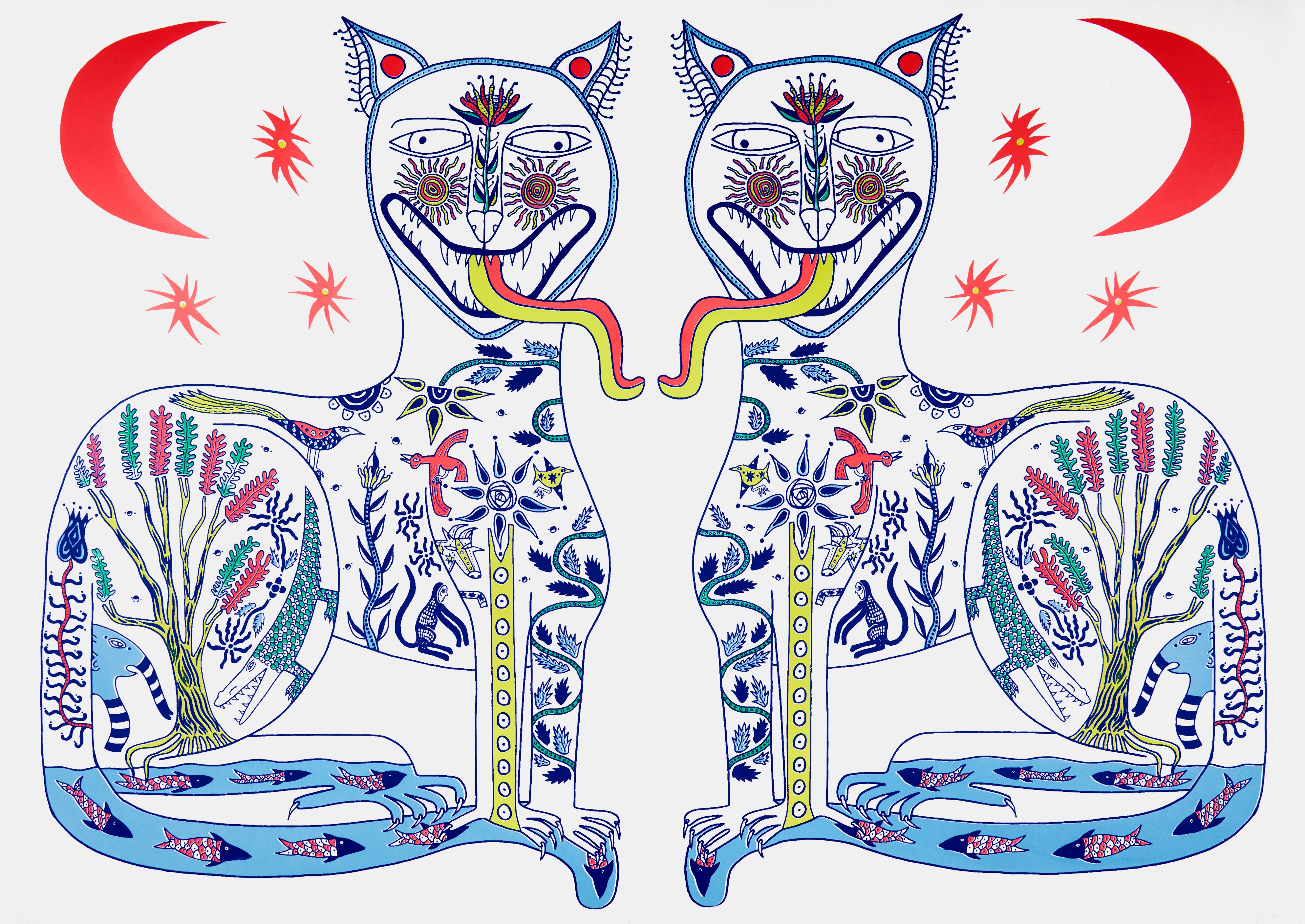 Katie Bridgwater, Katie Bridgwater – Big Cats (Weiß)