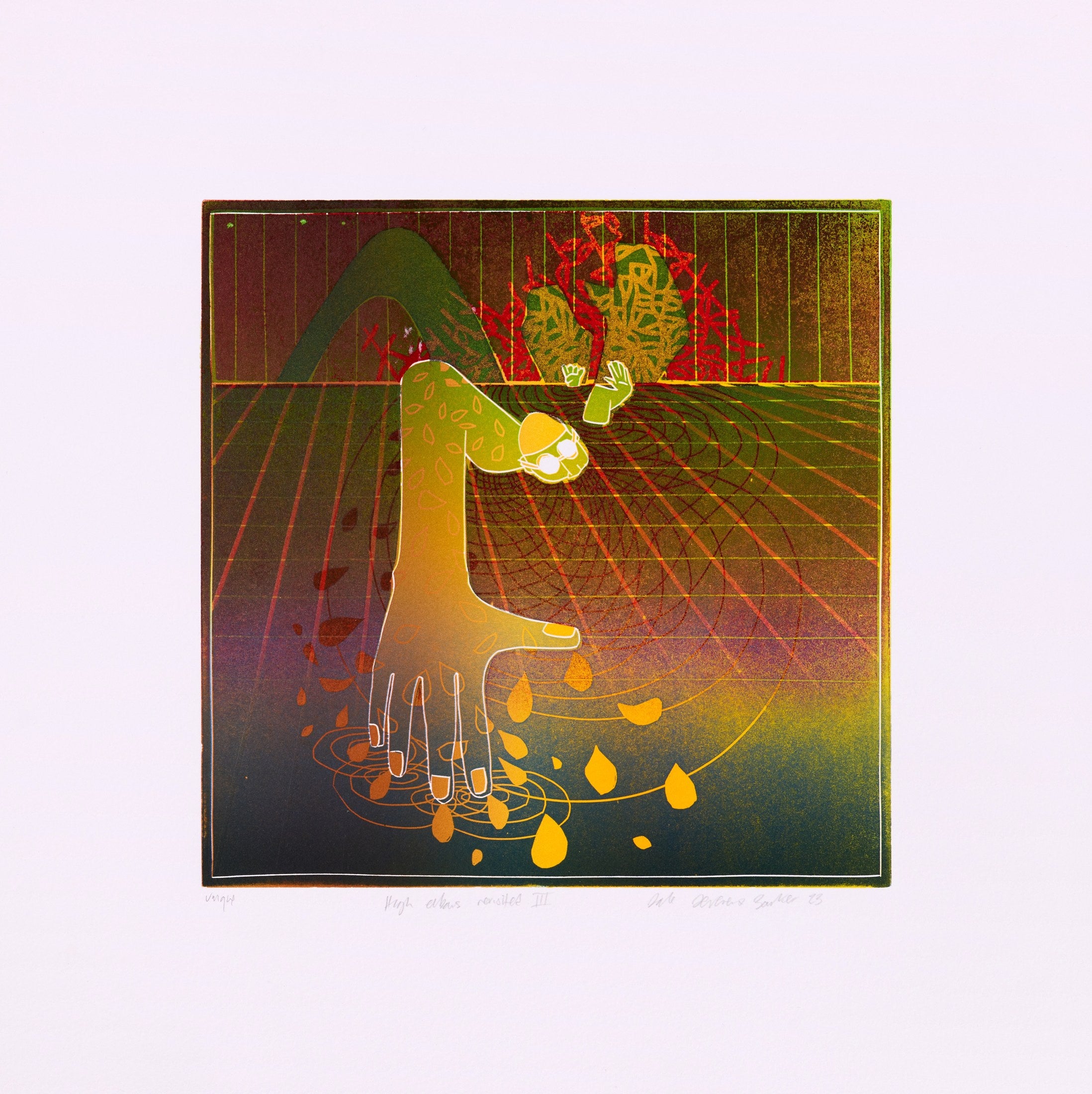 Dale Devereux Barker – High Elbows Revisited III (signiertes Blatt)