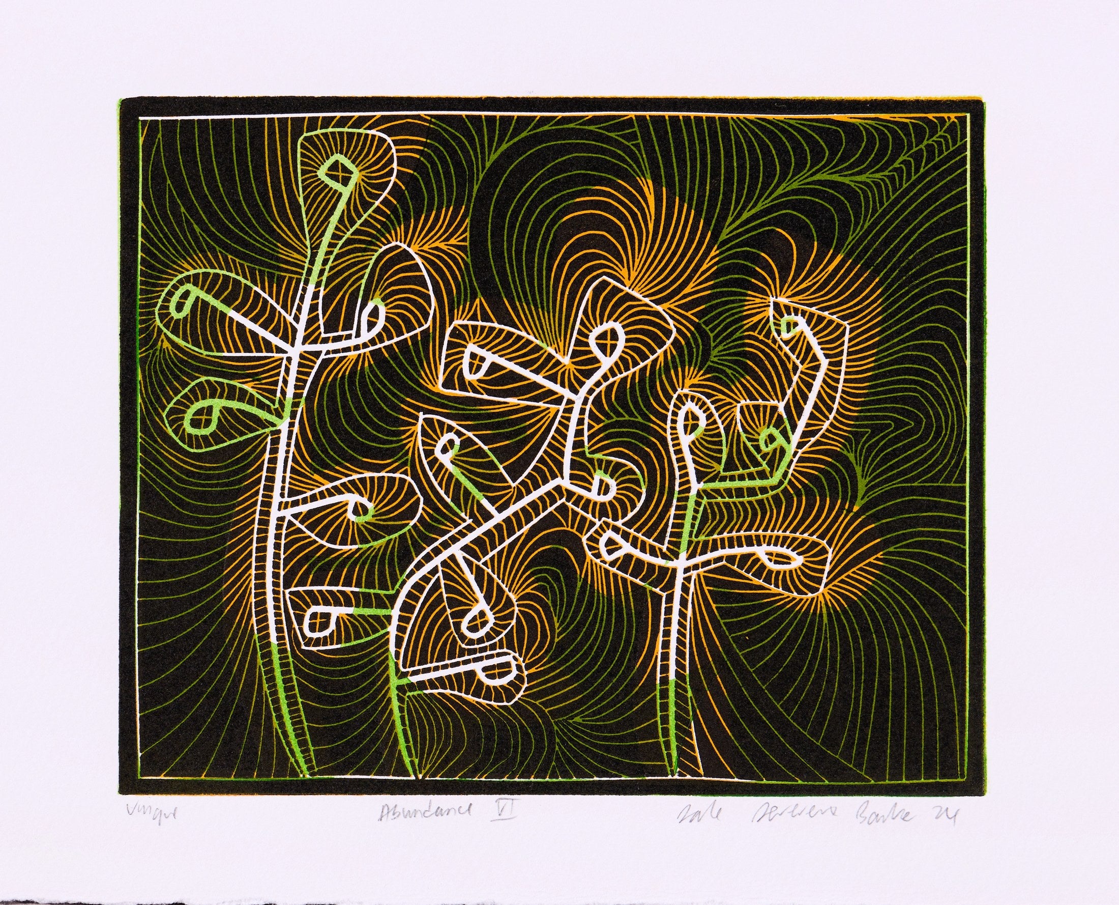 Dale Devereux Barker – Abundance VI (signiertes Blatt)