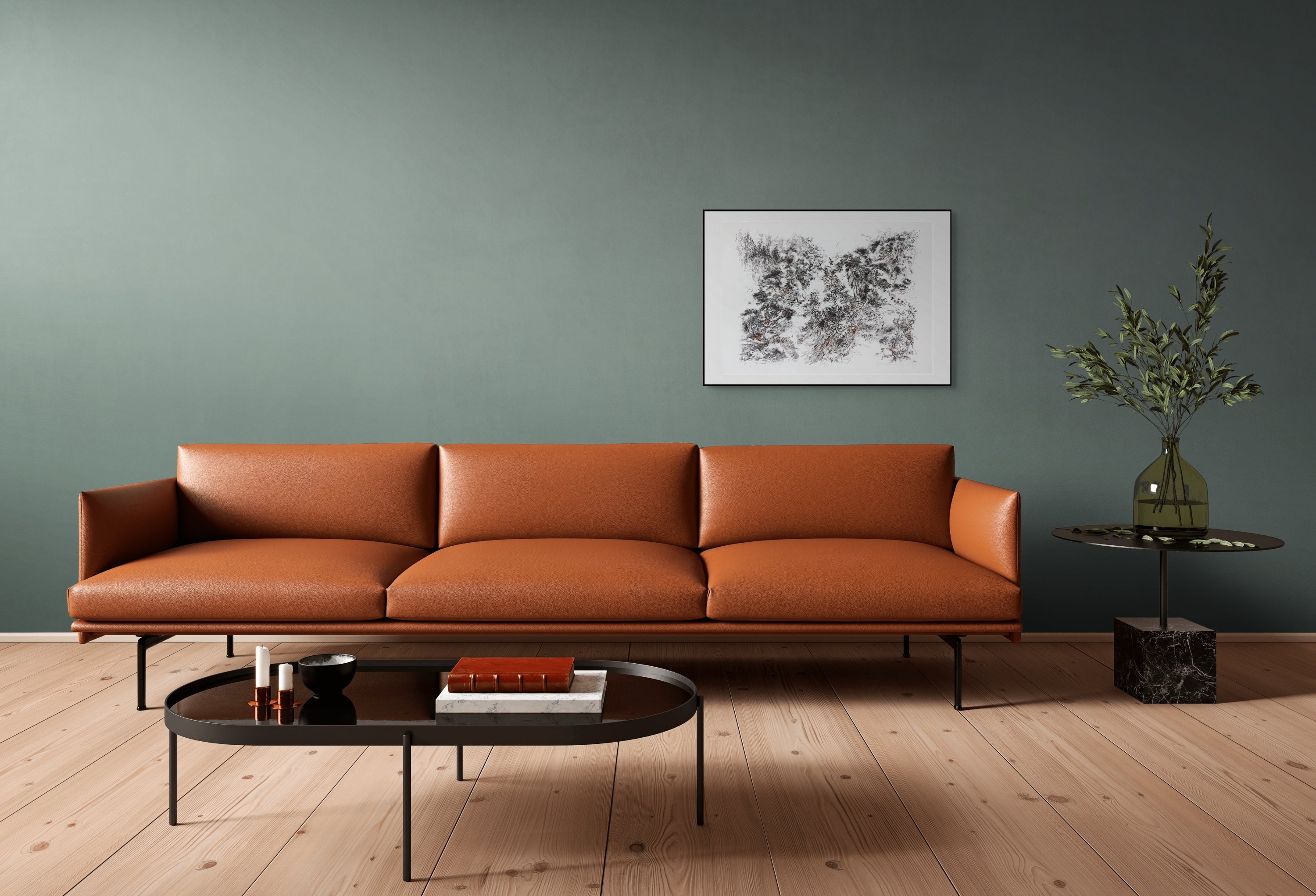 Nahaufnahme der Drucktextur einer Serigrafie mit Kohle "Symbiotic Landscape" von John Simpson, Ansicht 1.