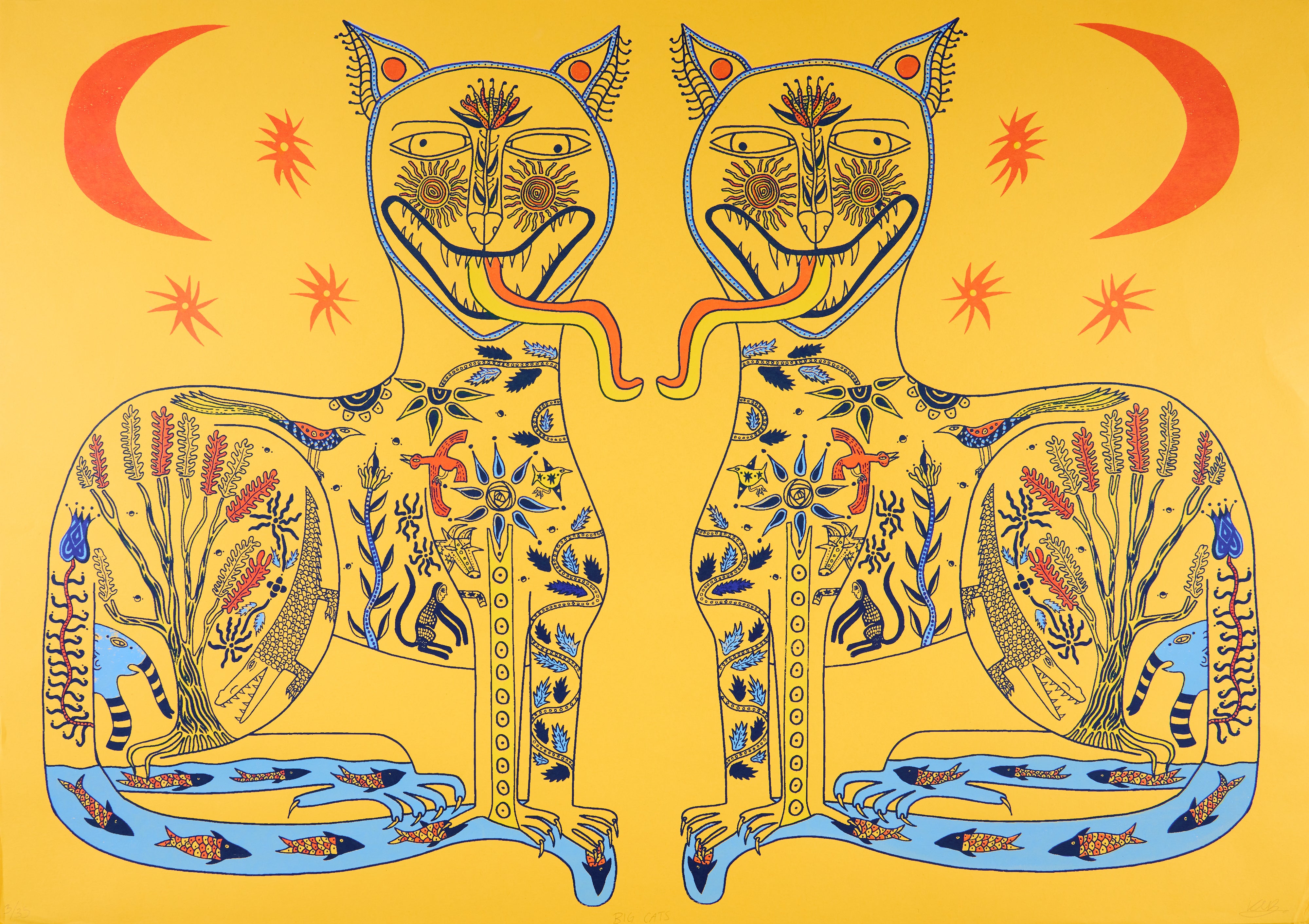Katie Bridgwater, Katie Bridgwater – Big Cats (Gelb)