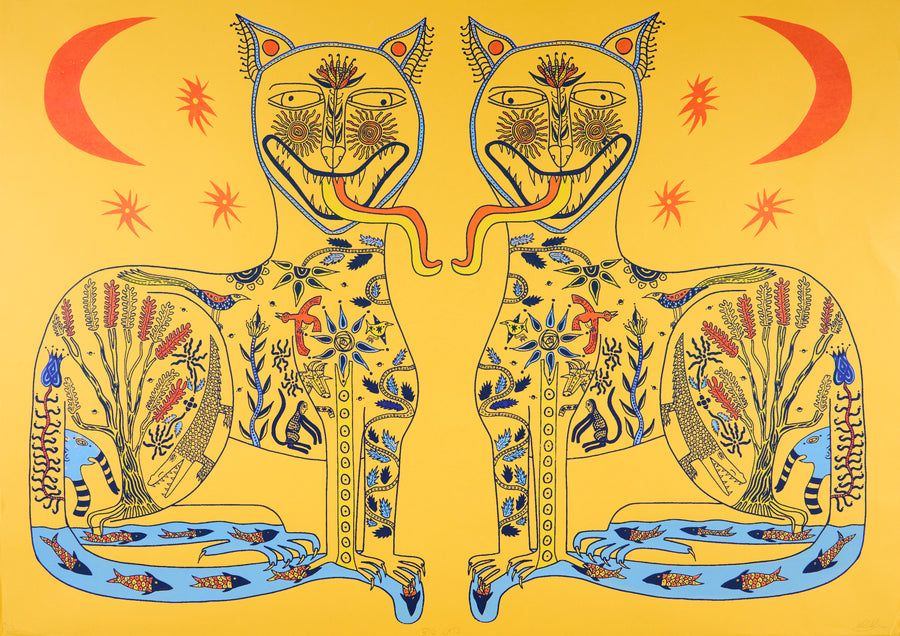 Katie Bridgwater – Big Cats (Gelb)