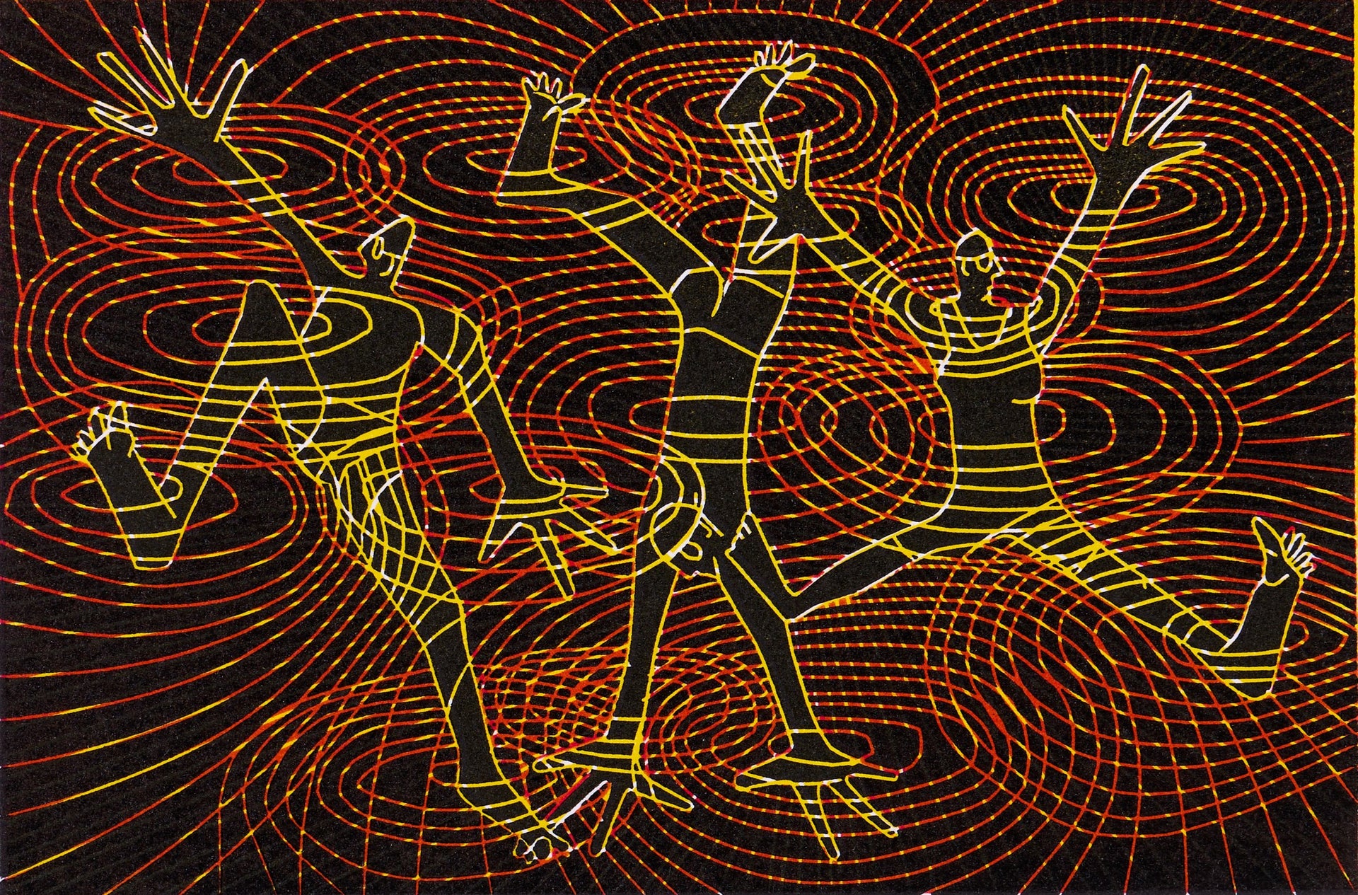 Dale Devereux Barker – Three Swimmers VII