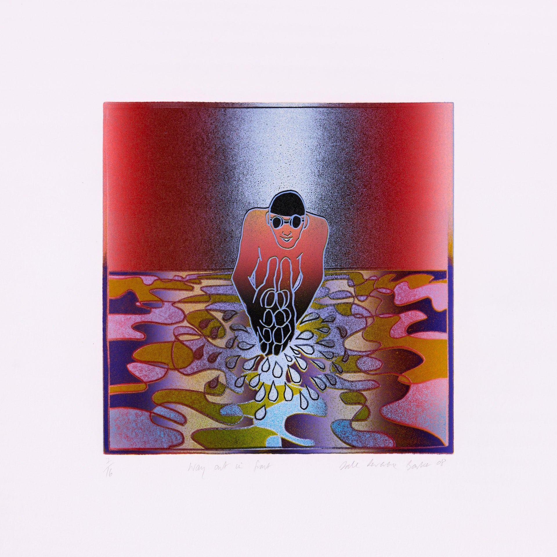 Dale Devereux Barker – Way out in Front (signiertes Blatt)