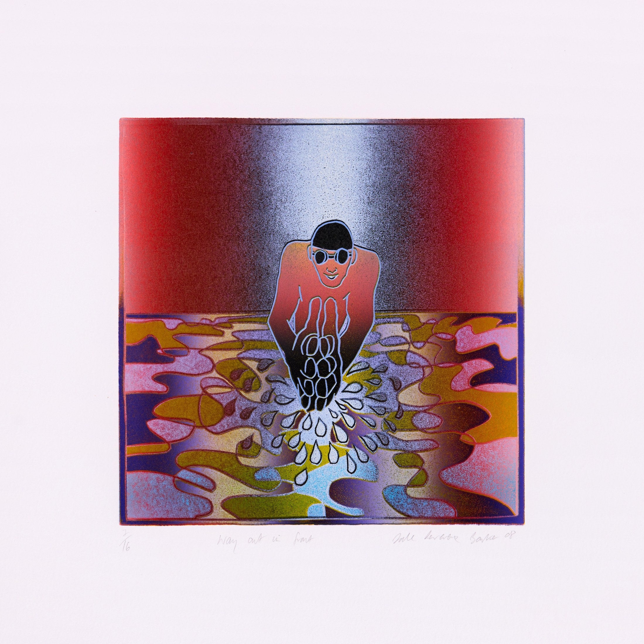 Dale Devereux Barker – Way out in Front (signiertes Blatt)