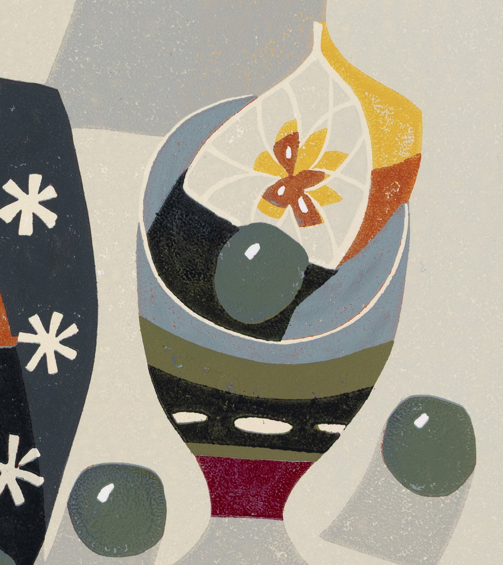Jane Walker – Fig & Orange Tulips, 2025