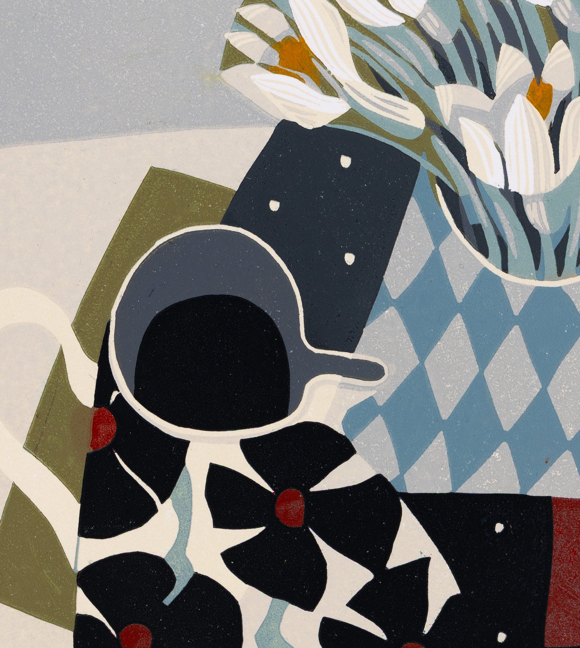 Jane Walker – Pale Sun & Flower Jug, 2025