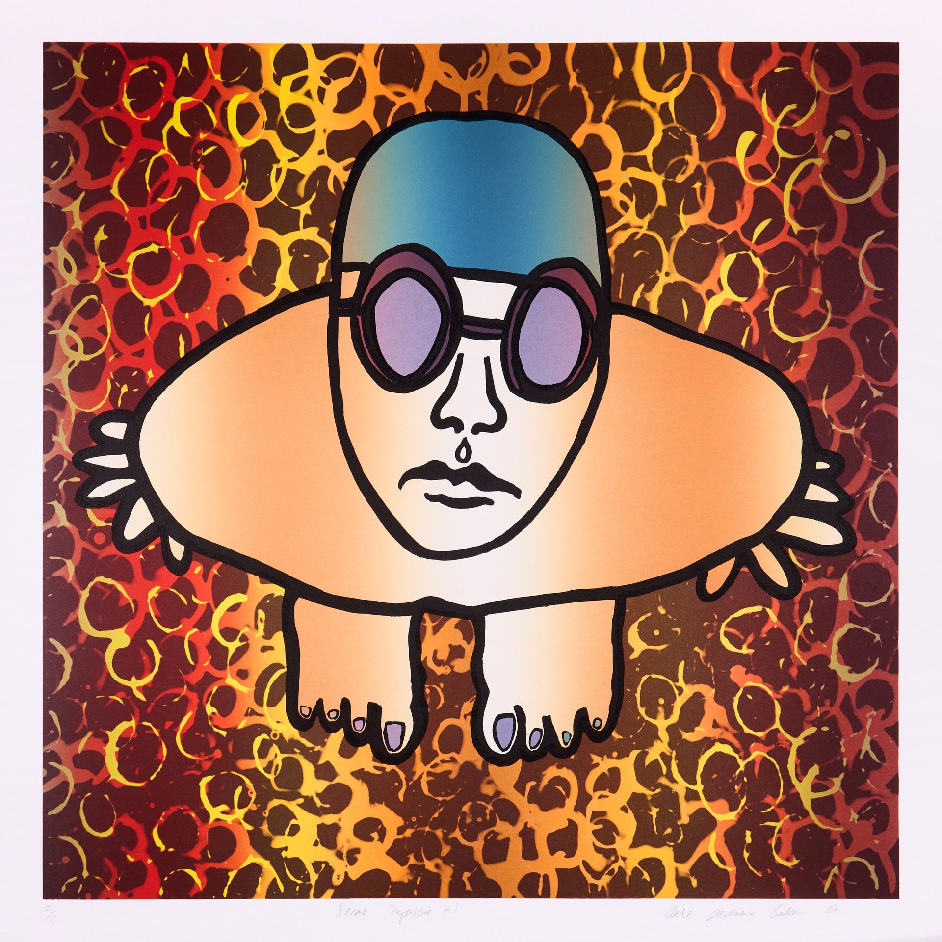 Dale Devereux Barker – Second Superhero (signiertes Blatt)