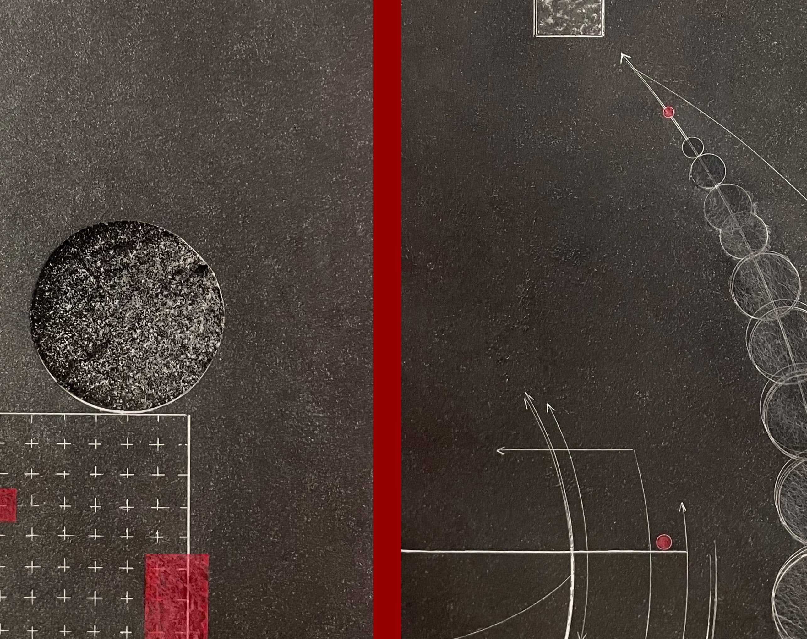 Detailansicht Intaglio-Tiefdruck B_o7.8 von Inga Eičaitė