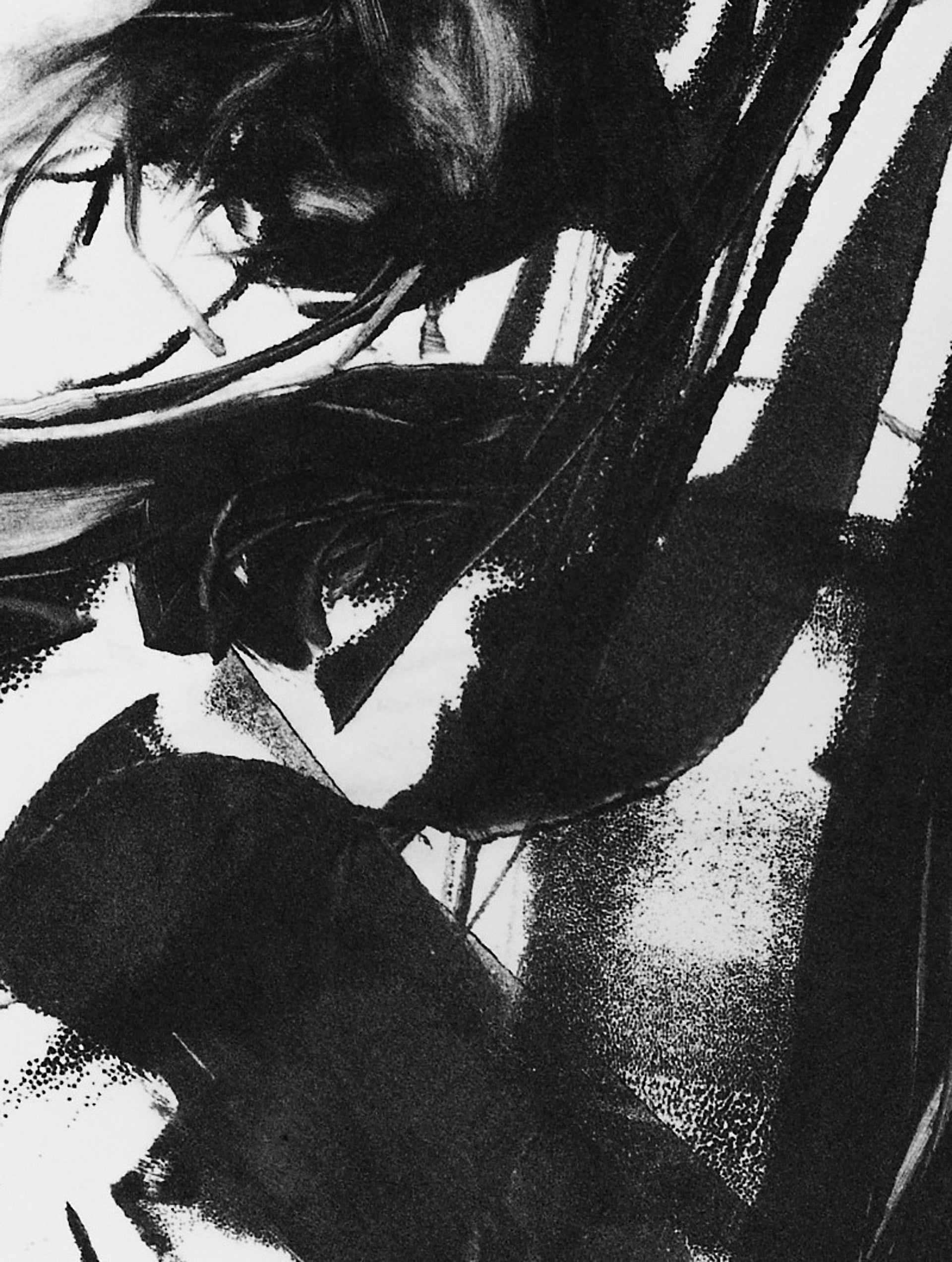 Detailausschnitt: The Beauty of Imperfect Truth No1, Photopolymer-Tiefdruck von Clare Grossman