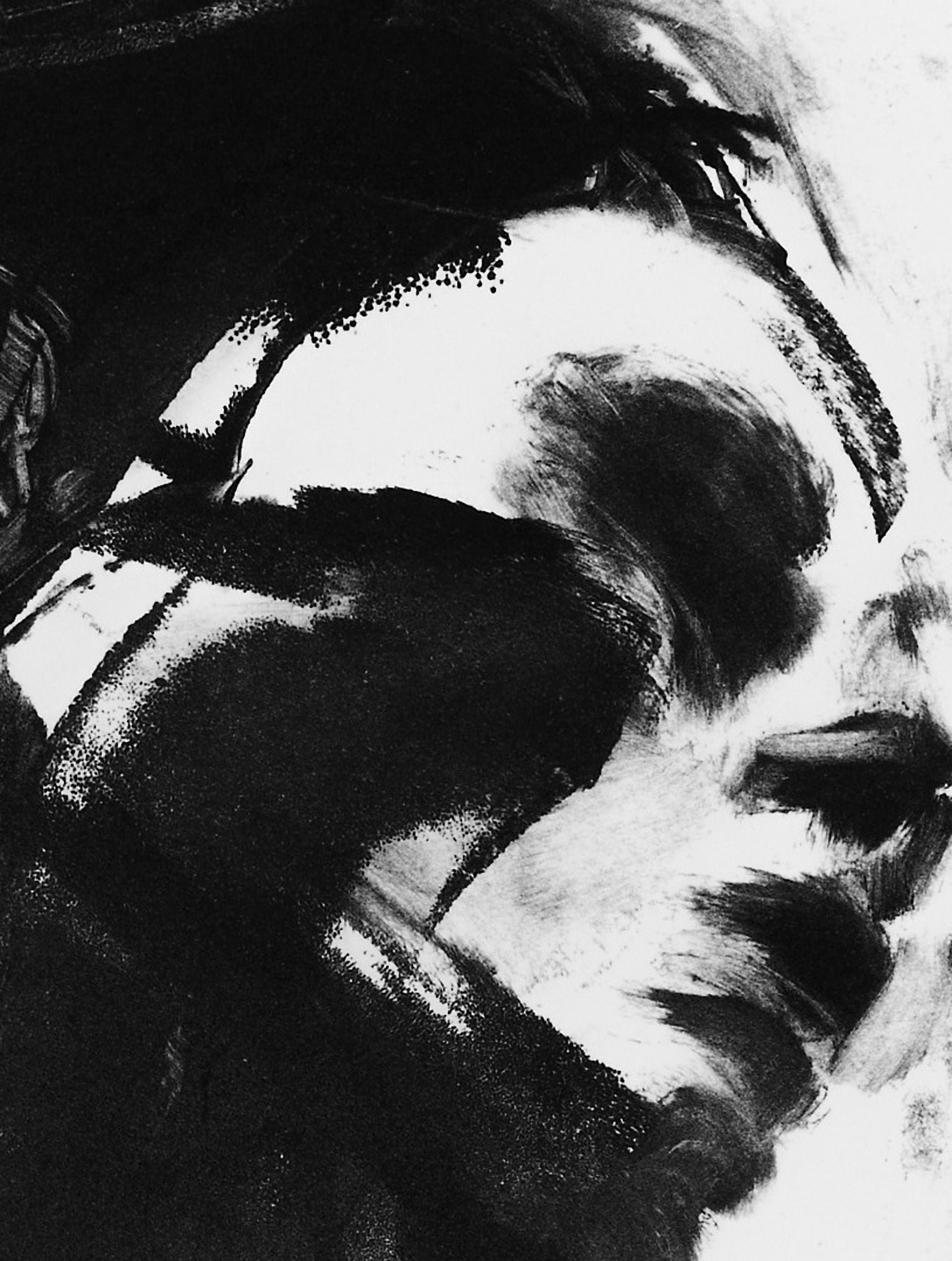 Detailausschnitt: The Beauty of Imperfect Truth No1, Photopolymer-Tiefdruck von Clare Grossman