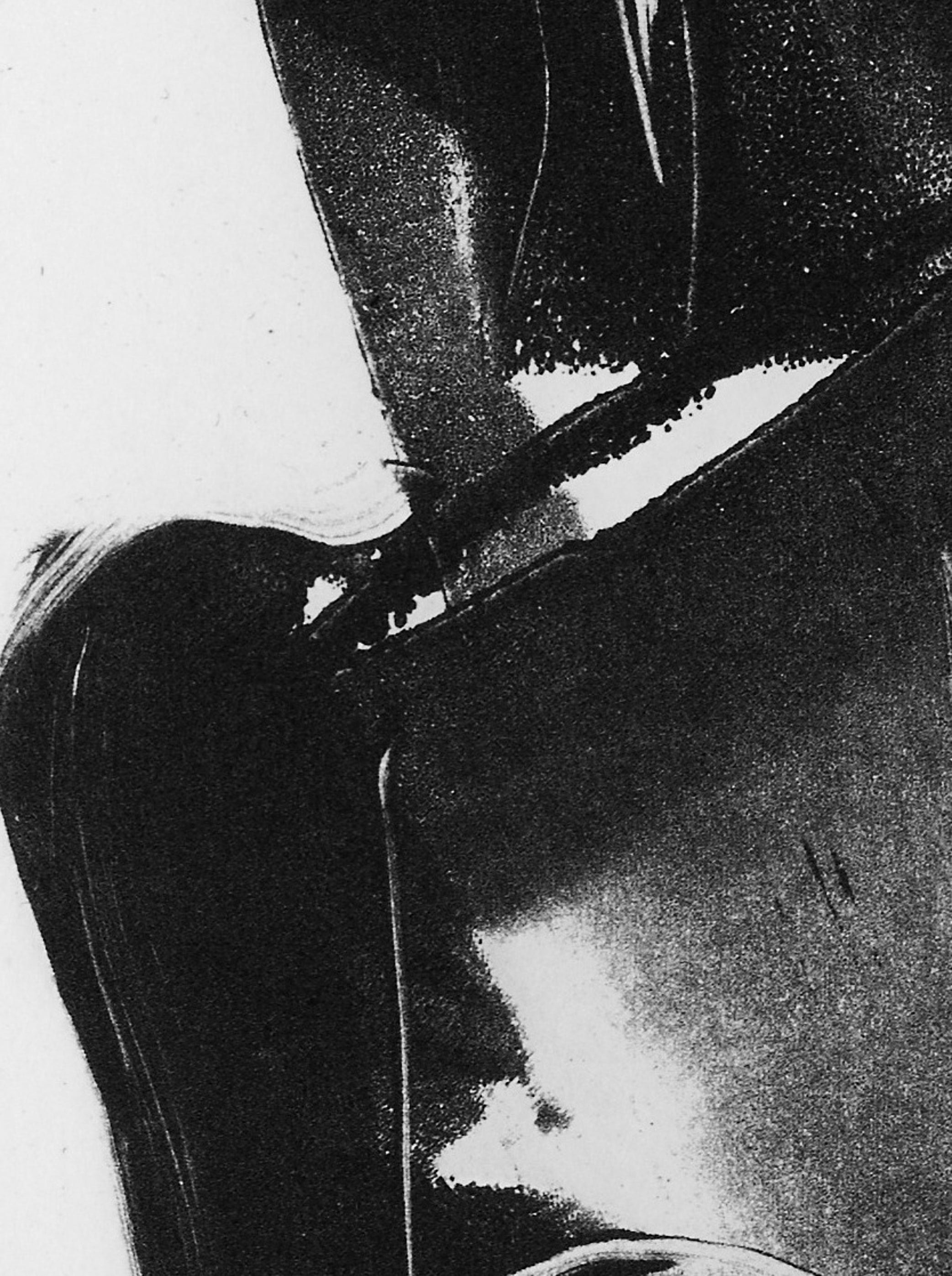 Detailausschnitt: The Minute Sound of Silence No1, Photopolymer-Tiefdruck von Clare Grossman