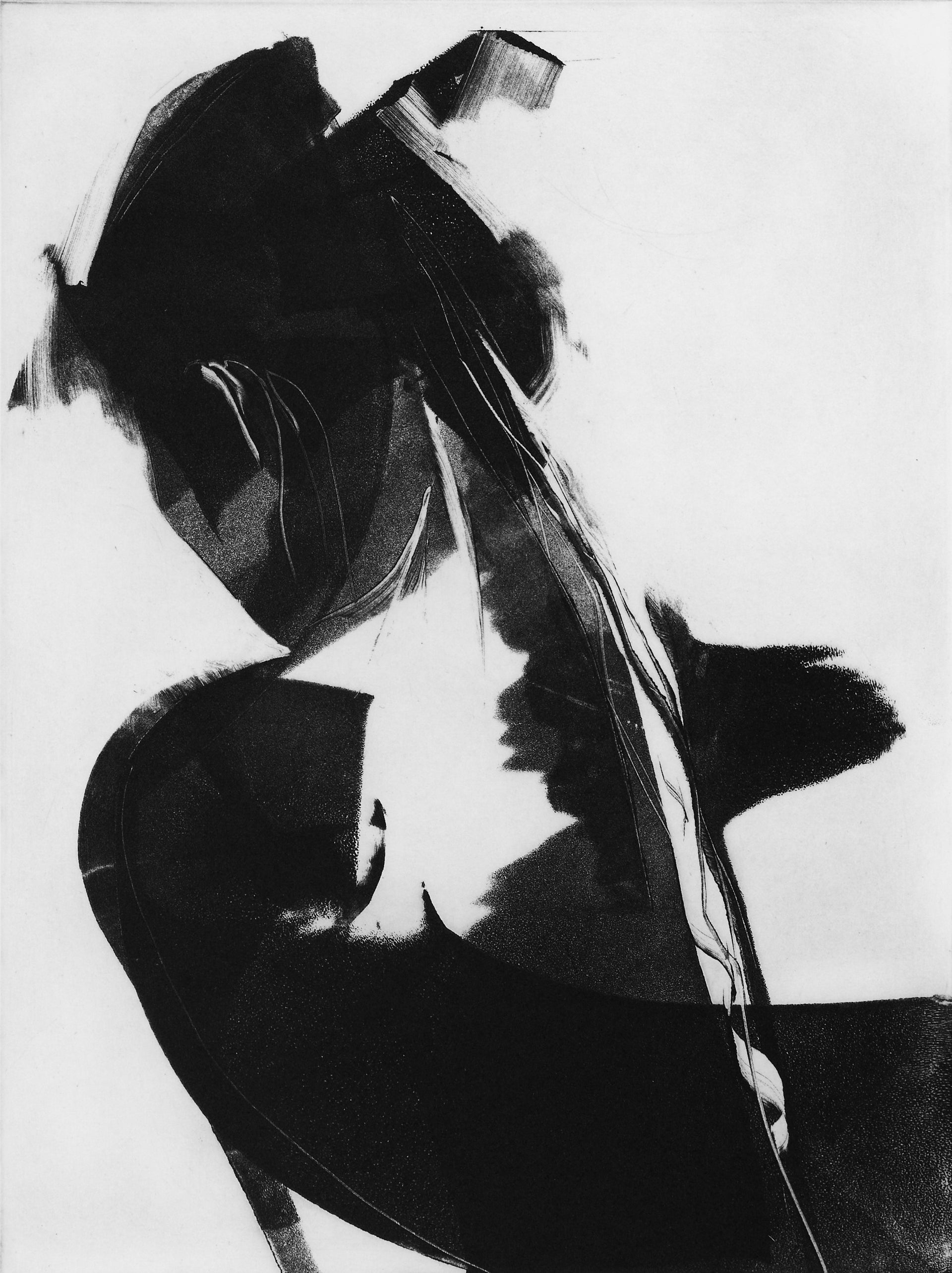 The Sound of Silence No1, Photopolymer-Tiefdruck von Clare Grossman