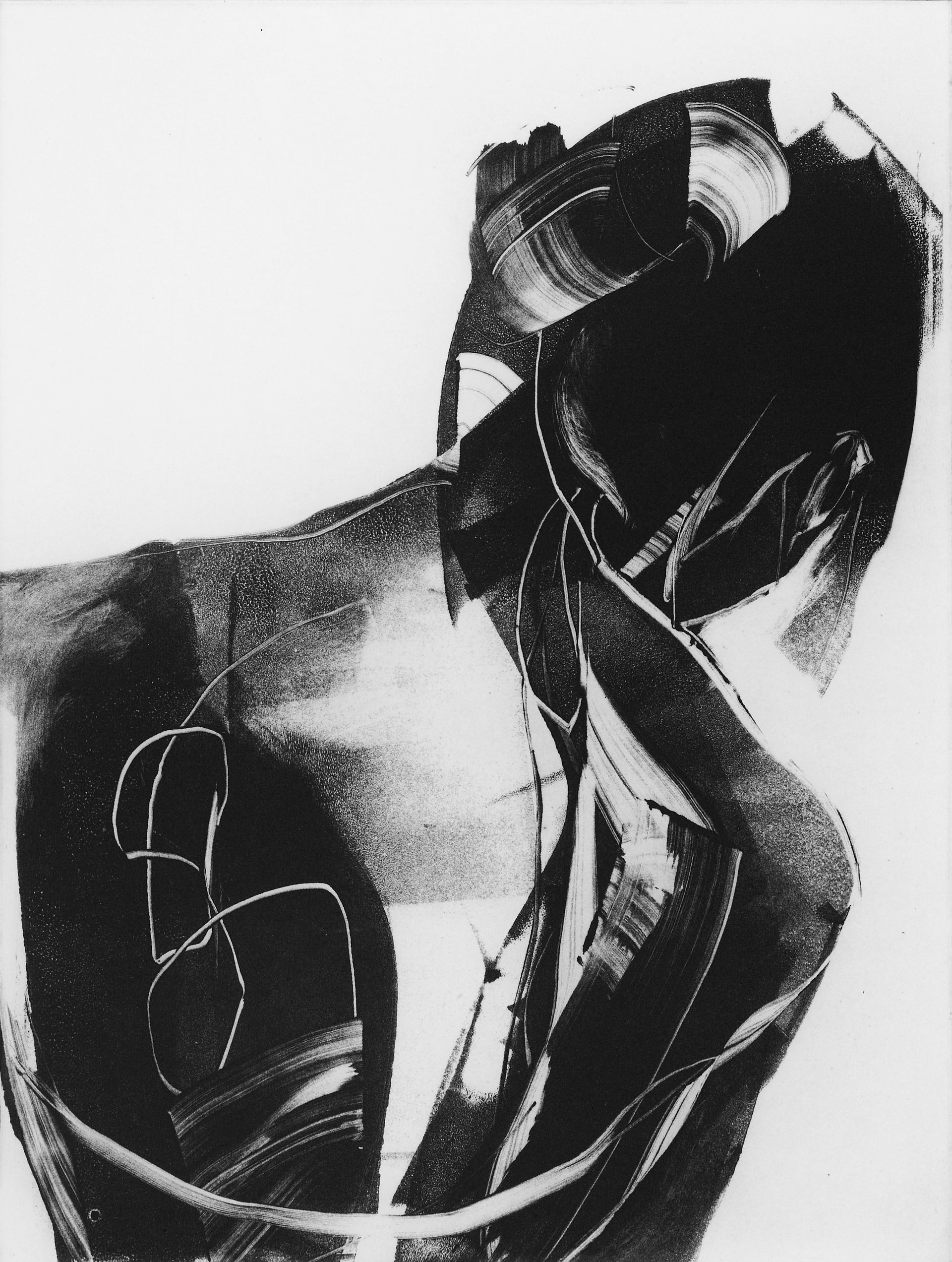 The Sound of Silence No2, Photopolymer-Tiefdruck von Clare Grossman