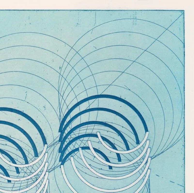 Detailansicht Radierung mit Aquatinta Through to the Citz (O) von Rachel Duckhouse