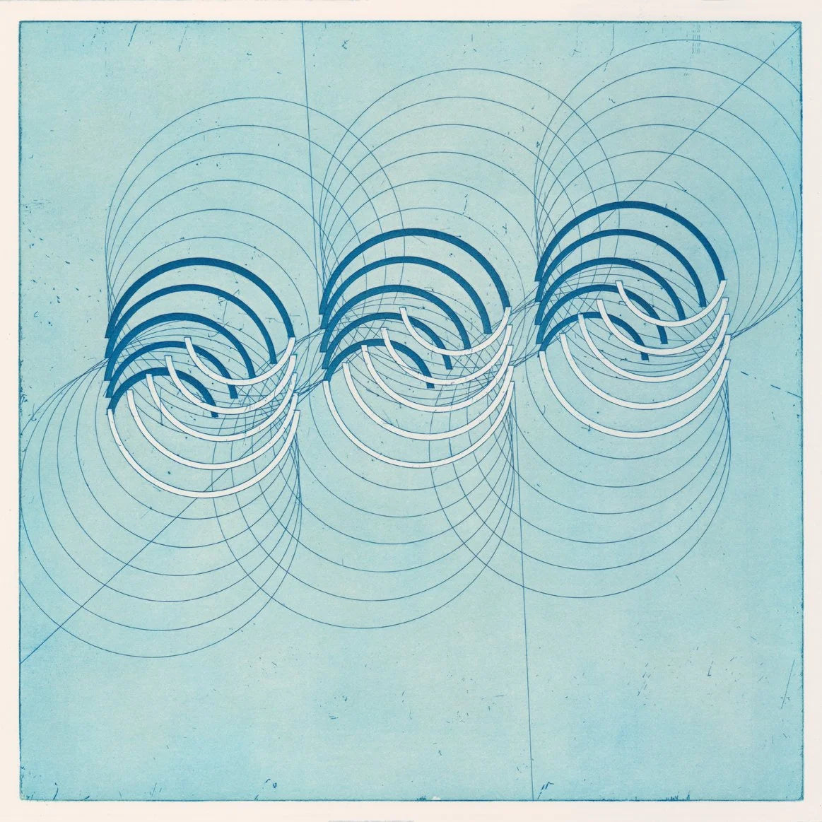 Radierung mit Aquatinta Through to the Citz (O) von Rachel Duckhouse