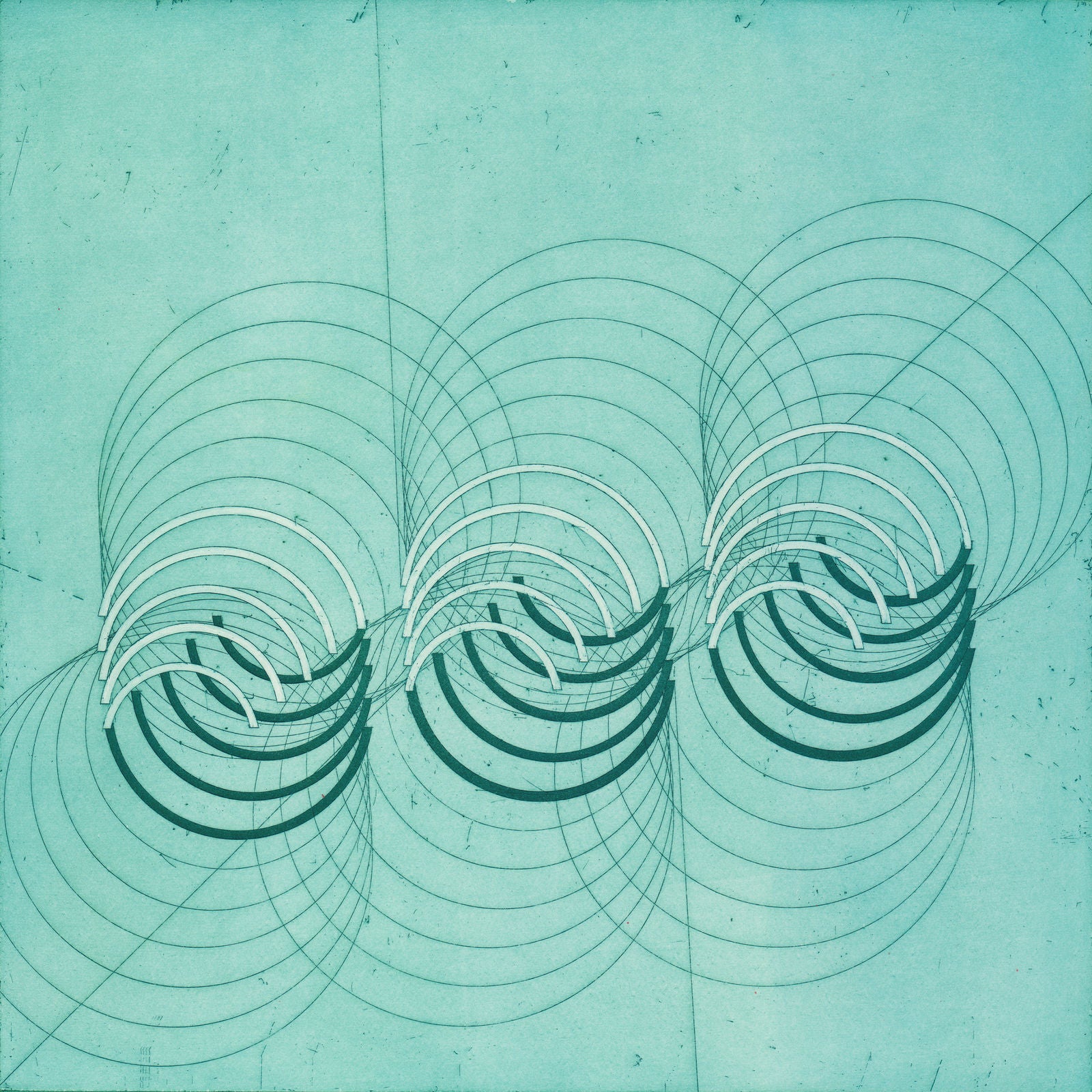 Radierung mit Aquatinta Through to the Citz (T) von Rachel Duckhouse