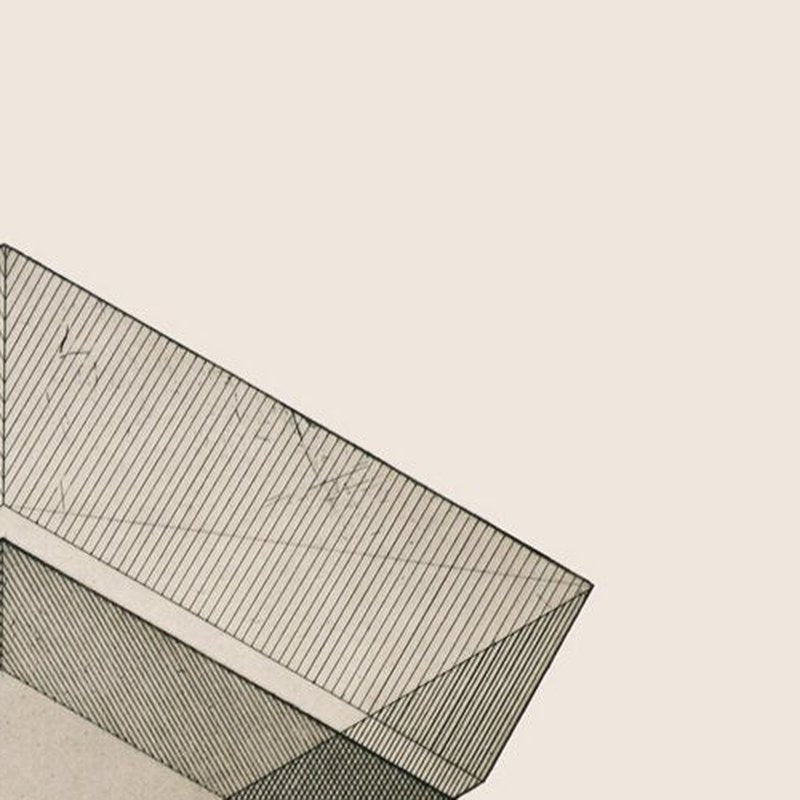 Detailansicht Radierung Court i B von Rachel Duckhouse