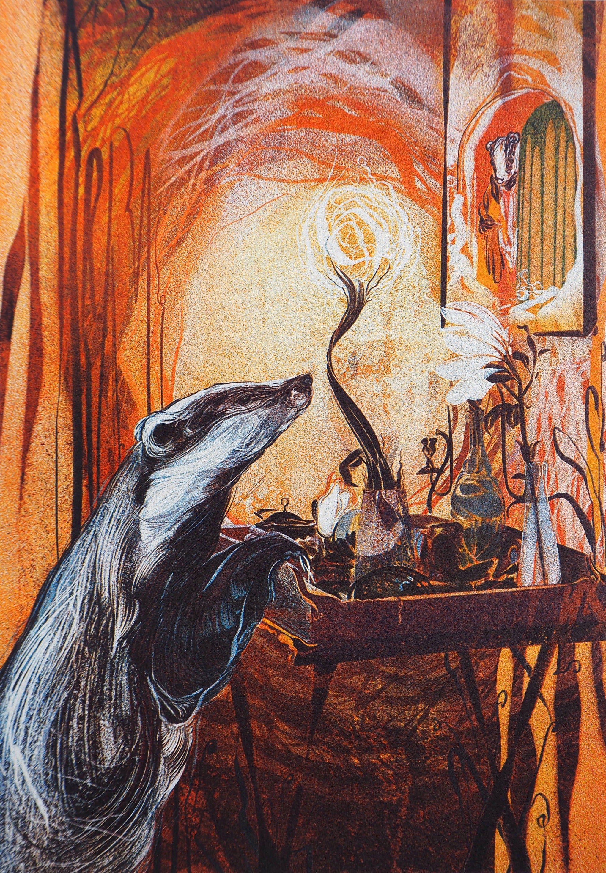 Georgia Green – Badger in the Willows, 2026 by Georgia Green
